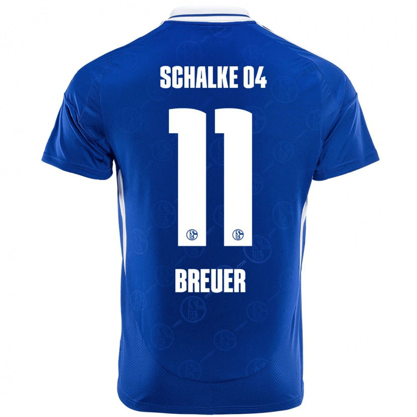 Danxen Herren Simon Breuer #11 Königsblau Heimtrikot Trikot 2024/25 T-Shirt
