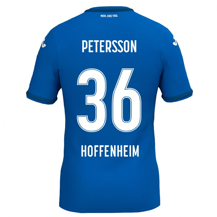 Danxen Herren Lúkas Petersson #36 Königsblau Heimtrikot Trikot 2024/25 T-Shirt