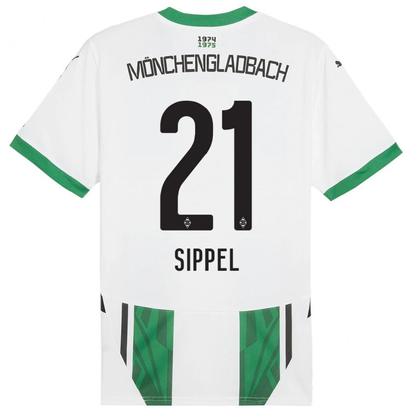 Danxen Herren Tobias Sippel #21 Weiß Grün Heimtrikot Trikot 2024/25 T-Shirt