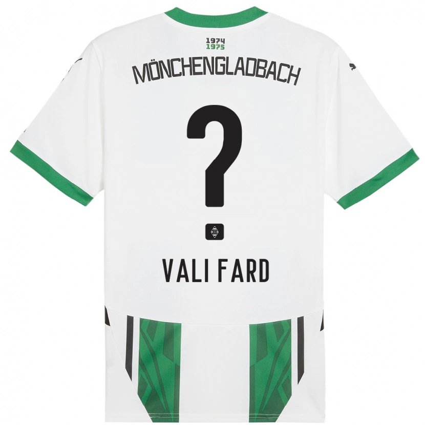 Danxen Herren Elias Vali Fard #0 Weiß Grün Heimtrikot Trikot 2024/25 T-Shirt