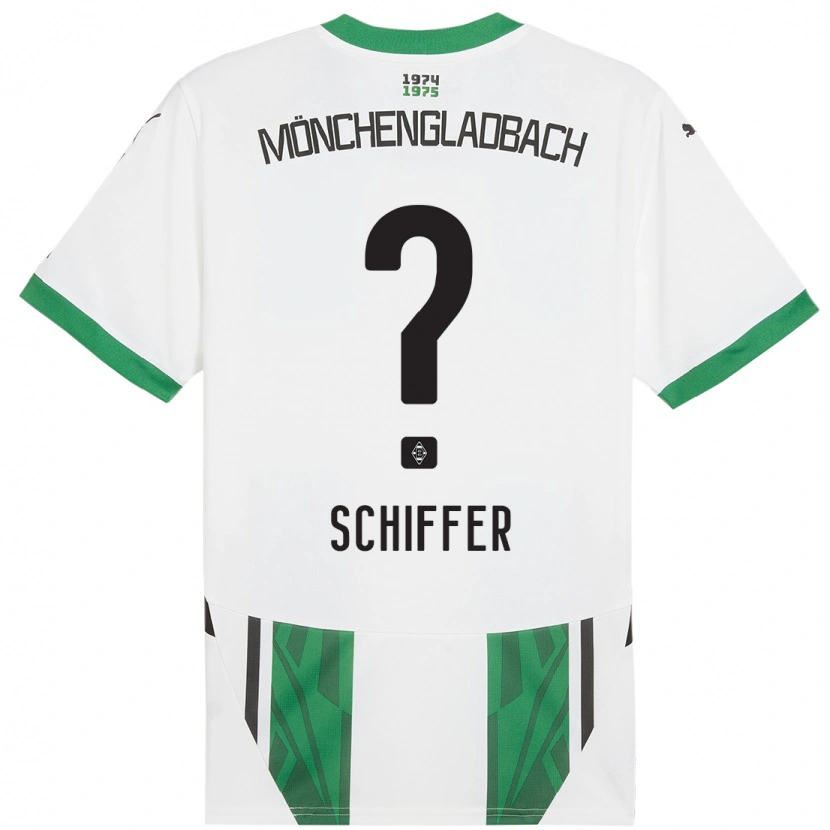 Danxen Herren Ben Schiffer #0 Weiß Grün Heimtrikot Trikot 2024/25 T-Shirt