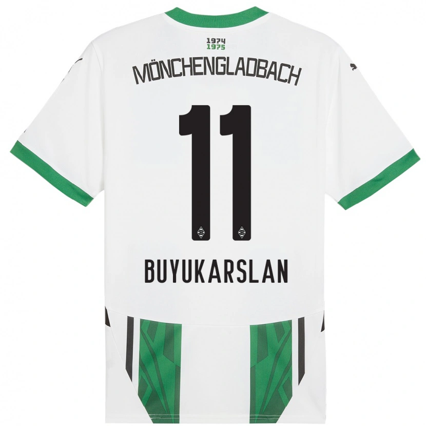 Danxen Herren Oguzcan Büyükarslan #11 Weiß Grün Heimtrikot Trikot 2024/25 T-Shirt
