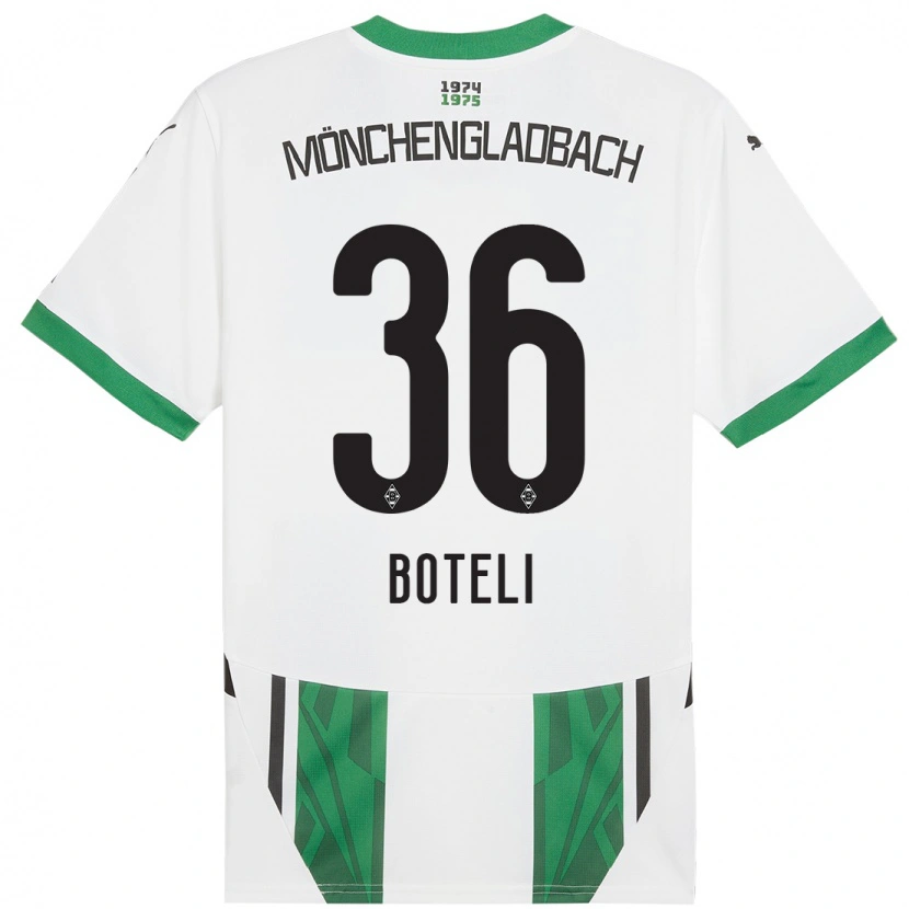 Danxen Herren Winsley Boteli #36 Weiß Grün Heimtrikot Trikot 2024/25 T-Shirt