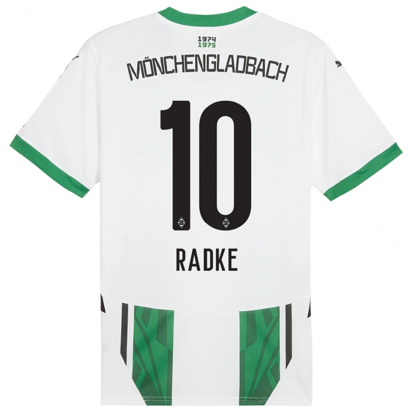 Danxen Herren Laura Radke #10 Weiß Grün Heimtrikot Trikot 2024/25 T-Shirt