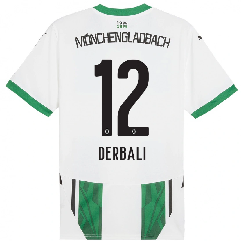Danxen Herren Louisa Derbali #12 Weiß Grün Heimtrikot Trikot 2024/25 T-Shirt