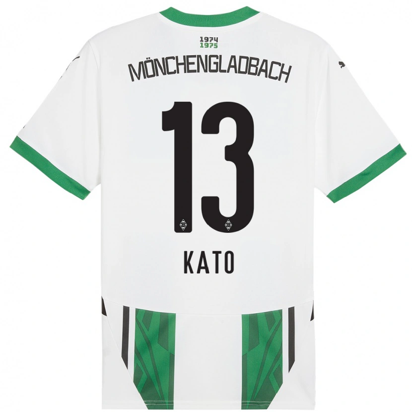 Danxen Herren Mizuho Kato #13 Weiß Grün Heimtrikot Trikot 2024/25 T-Shirt