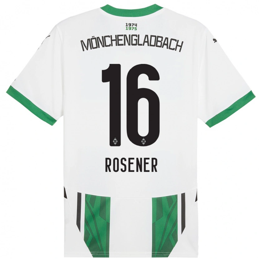 Danxen Herren Chiara Rösener #16 Weiß Grün Heimtrikot Trikot 2024/25 T-Shirt