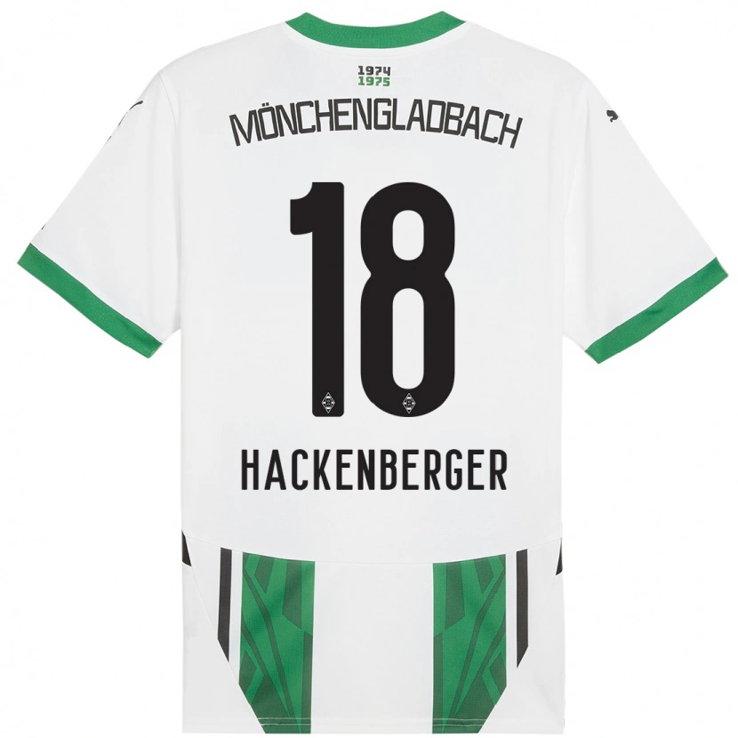Danxen Herren Jessica Hackenberger #18 Weiß Grün Heimtrikot Trikot 2024/25 T-Shirt