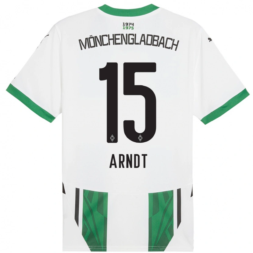 Danxen Herren Leo Arndt #15 Weiß Grün Heimtrikot Trikot 2024/25 T-Shirt