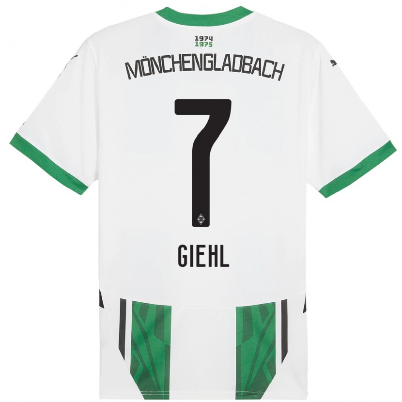 Danxen Herren Madita Giehl #7 Weiß Grün Heimtrikot Trikot 2024/25 T-Shirt