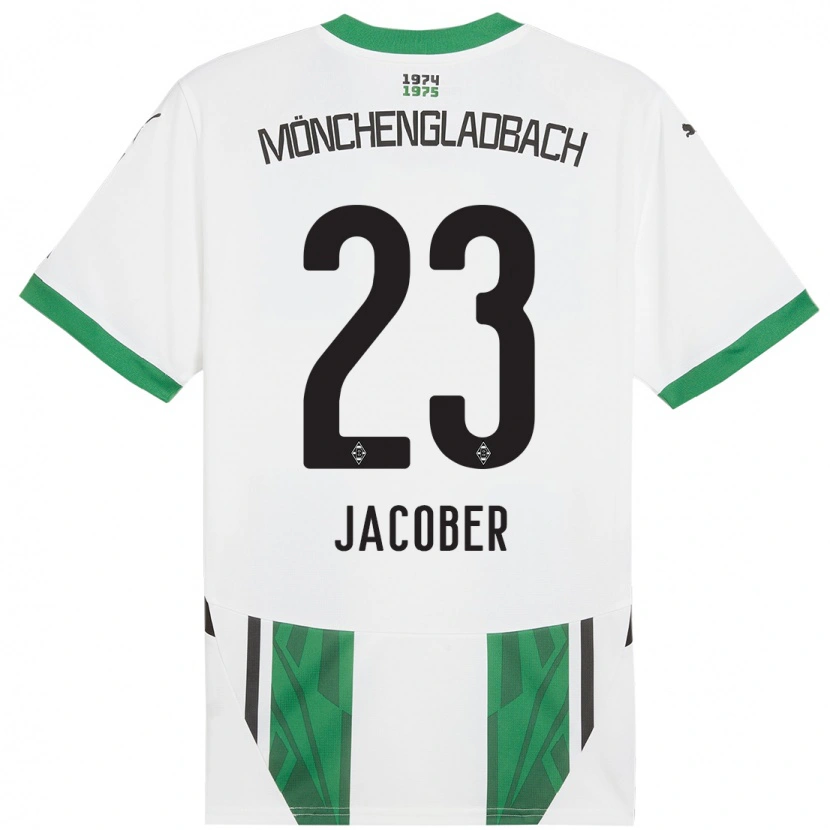 Danxen Herren Magdalena Jacober #23 Weiß Grün Heimtrikot Trikot 2024/25 T-Shirt