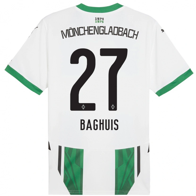 Danxen Herren Chantal Baghuis #27 Weiß Grün Heimtrikot Trikot 2024/25 T-Shirt
