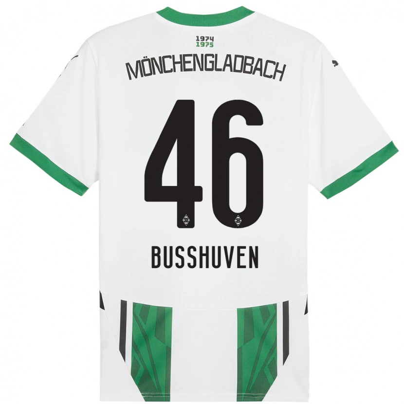 Danxen Herren Alina Busshuven #46 Weiß Grün Heimtrikot Trikot 2024/25 T-Shirt