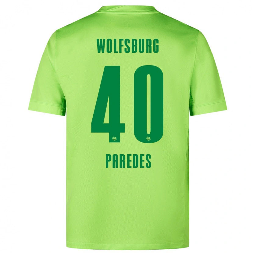 Danxen Herren Kevin Paredes #40 Fluoreszierendes Grün Heimtrikot Trikot 2024/25 T-Shirt