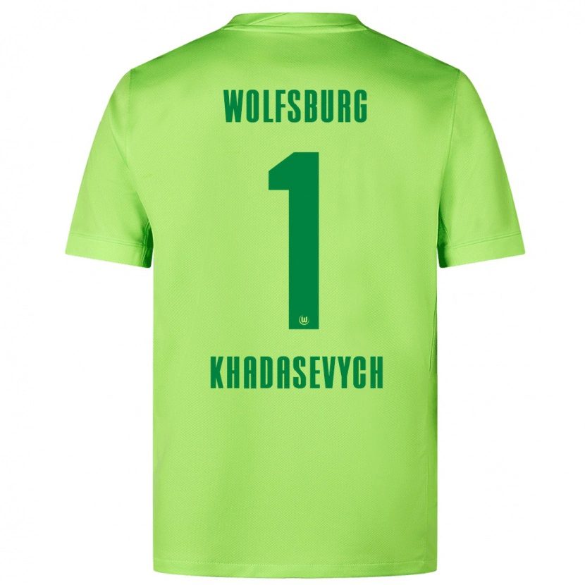 Danxen Herren Kyrylo Khadasevych #1 Fluoreszierendes Grün Heimtrikot Trikot 2024/25 T-Shirt