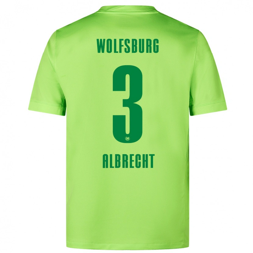 Danxen Herren Ben Albrecht #3 Fluoreszierendes Grün Heimtrikot Trikot 2024/25 T-Shirt