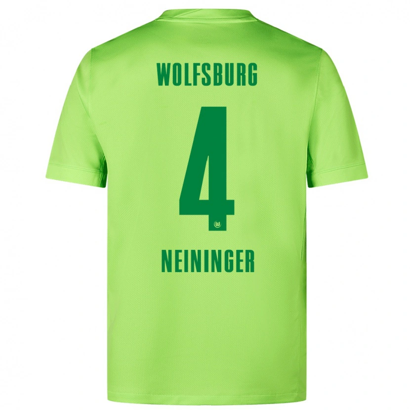 Danxen Herren Till Neininger #4 Fluoreszierendes Grün Heimtrikot Trikot 2024/25 T-Shirt
