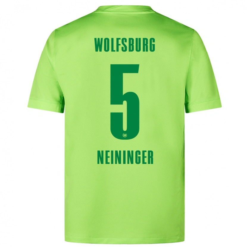 Danxen Herren Tim Neininger #5 Fluoreszierendes Grün Heimtrikot Trikot 2024/25 T-Shirt