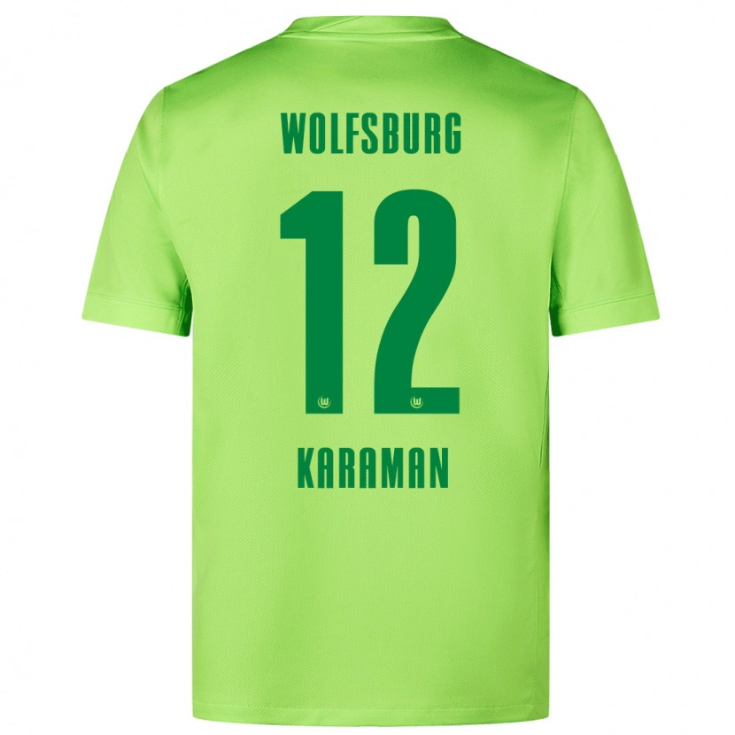 Danxen Herren Tarik Karaman #12 Fluoreszierendes Grün Heimtrikot Trikot 2024/25 T-Shirt