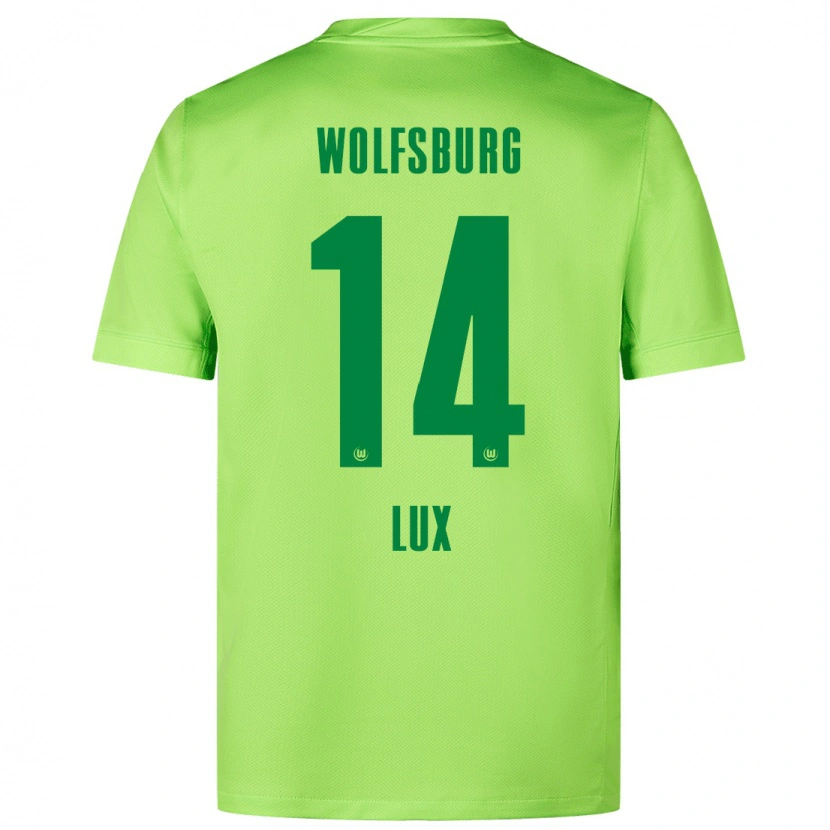 Danxen Herren Finn-Marco Lux #14 Fluoreszierendes Grün Heimtrikot Trikot 2024/25 T-Shirt