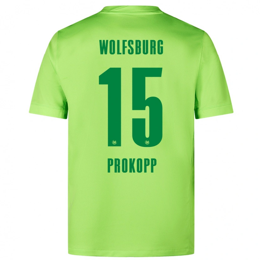 Danxen Herren Oskar Prokopp #15 Fluoreszierendes Grün Heimtrikot Trikot 2024/25 T-Shirt