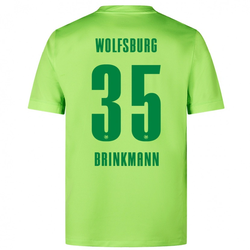 Danxen Herren Karla Brinkmann #35 Fluoreszierendes Grün Heimtrikot Trikot 2024/25 T-Shirt