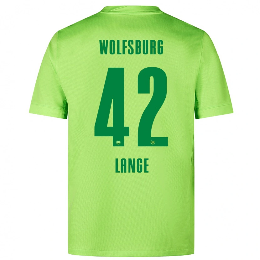 Danxen Herren Felix Lange #42 Fluoreszierendes Grün Heimtrikot Trikot 2024/25 T-Shirt
