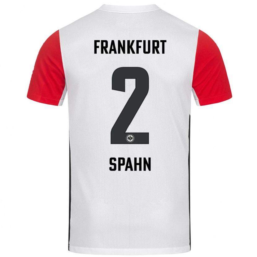 Danxen Herren Maurice Spahn #2 Weiß Rot Heimtrikot Trikot 2024/25 T-Shirt