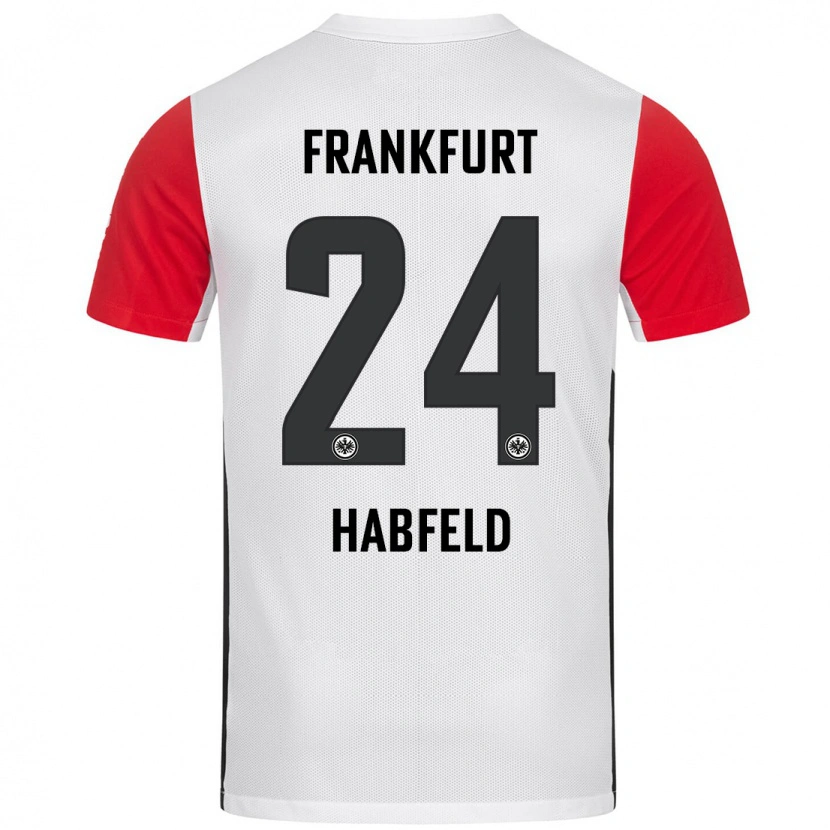 Danxen Herren Josef Haßfeld #24 Weiß Rot Heimtrikot Trikot 2024/25 T-Shirt