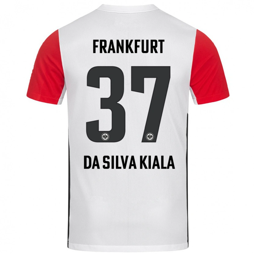 Danxen Herren Joel Da Silva Kiala #37 Weiß Rot Heimtrikot Trikot 2024/25 T-Shirt