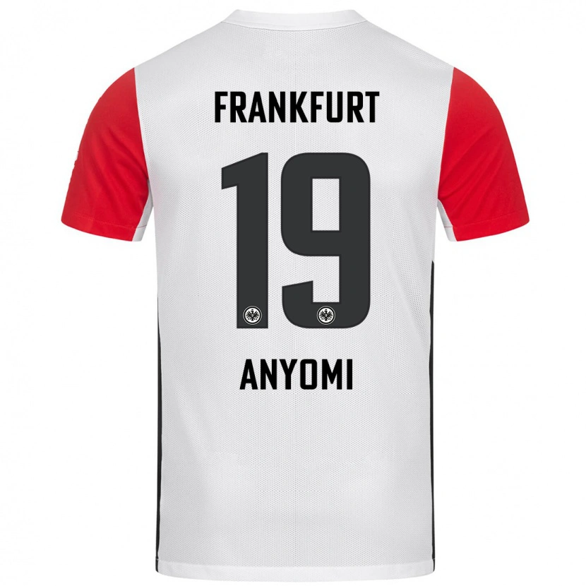 Danxen Herren Nicole Anyomi #19 Weiß Rot Heimtrikot Trikot 2024/25 T-Shirt