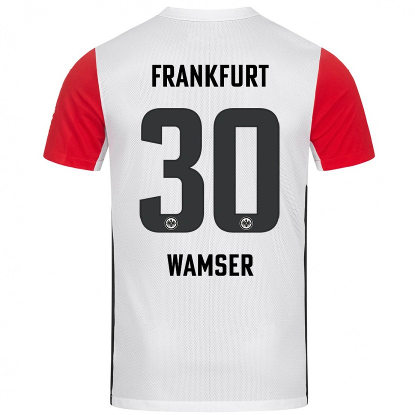 Danxen Herren Carlotta Wamser #30 Weiß Rot Heimtrikot Trikot 2024/25 T-Shirt