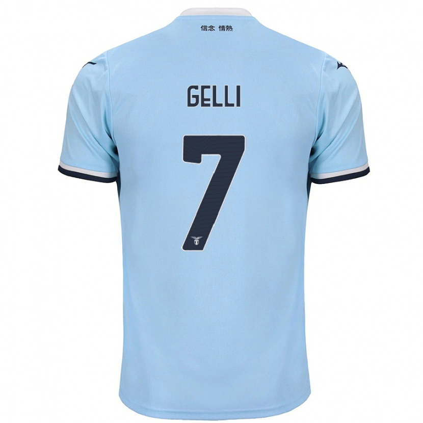 Danxen Herren Valerio Gelli #7 Blau Heimtrikot Trikot 2024/25 T-Shirt