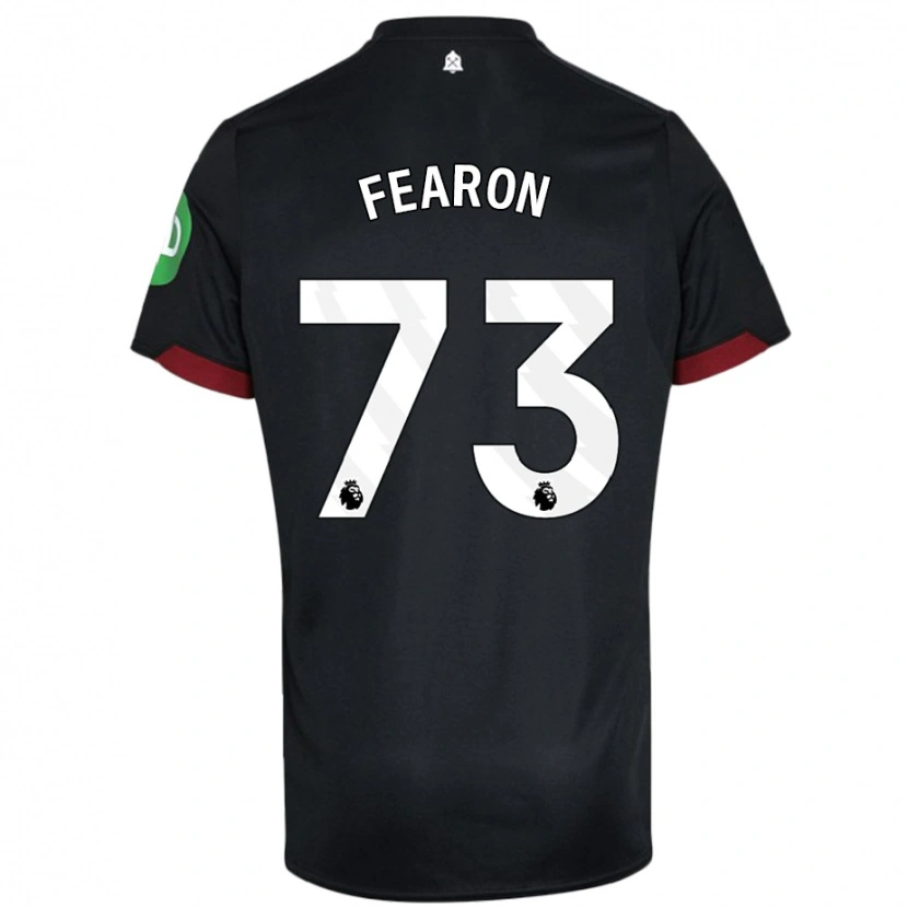 Danxen Herren Preston Fearon #73 Schwarz Weiß Auswärtstrikot Trikot 2024/25 T-Shirt