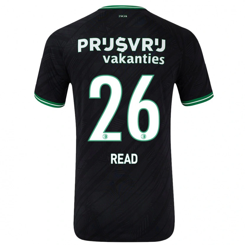 Danxen Herren Givairo Read #26 Schwarz Grün Auswärtstrikot Trikot 2024/25 T-Shirt