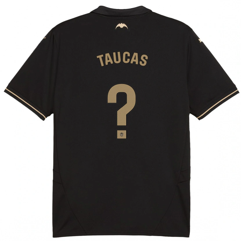 Danxen Herren Dominykas Taucas #0 Schwarz Auswärtstrikot Trikot 2024/25 T-Shirt