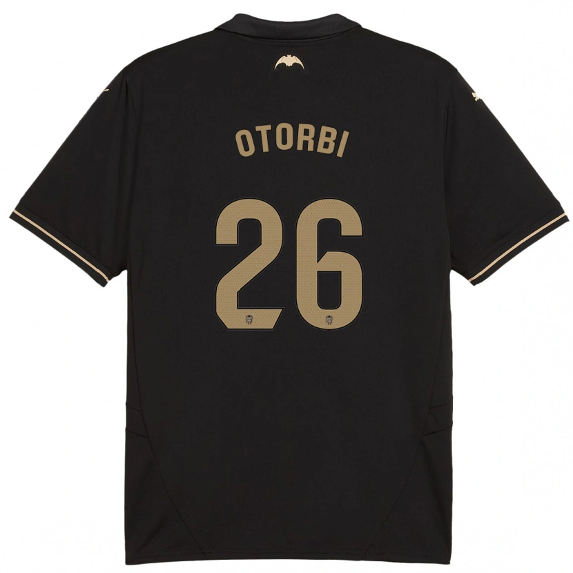 Danxen Herren David Otorbi #26 Schwarz Auswärtstrikot Trikot 2024/25 T-Shirt