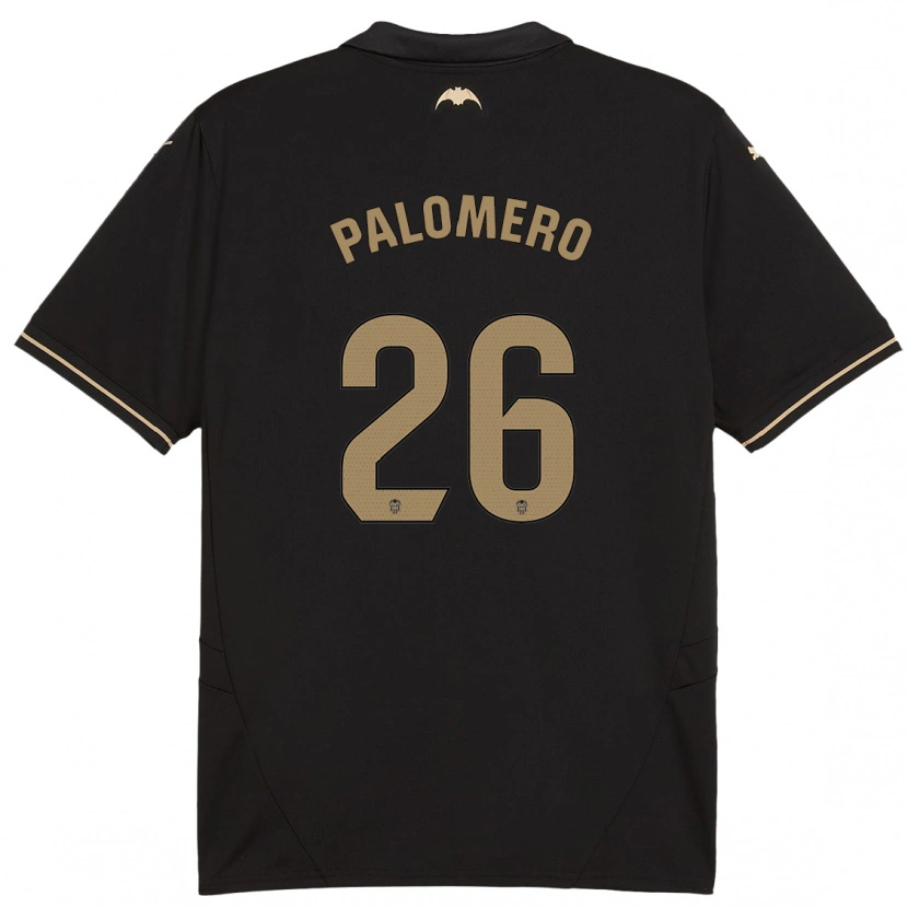 Danxen Herren Marc Palomero #26 Schwarz Auswärtstrikot Trikot 2024/25 T-Shirt