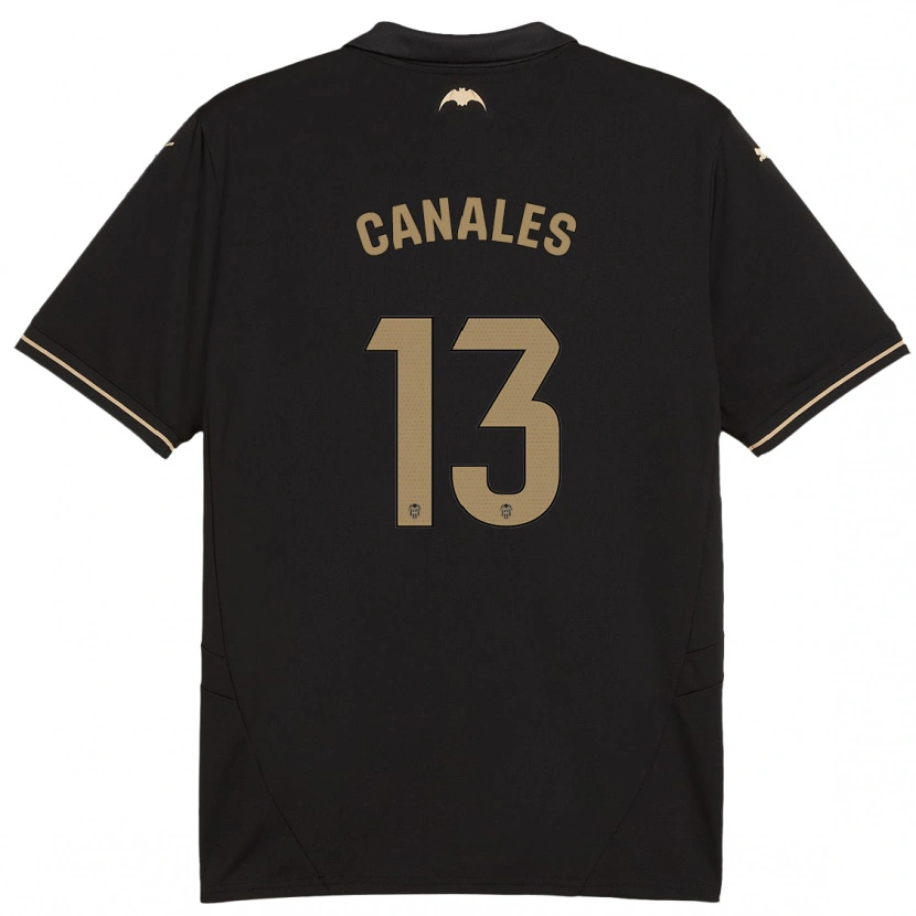 Danxen Herren Antonia Canales #13 Schwarz Auswärtstrikot Trikot 2024/25 T-Shirt