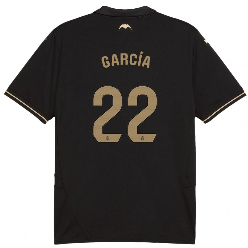 Danxen Herren Azael García #22 Schwarz Auswärtstrikot Trikot 2024/25 T-Shirt