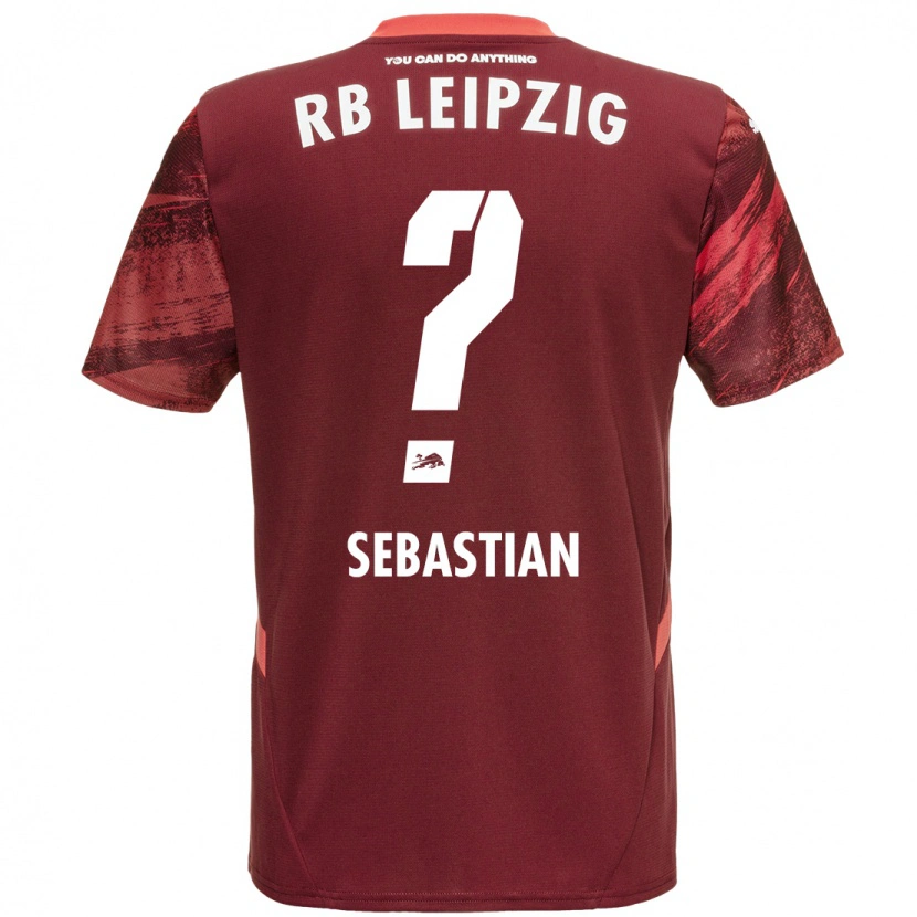 Danxen Herren Jordy Sebastian #0 Burgunderrot Auswärtstrikot Trikot 2024/25 T-Shirt