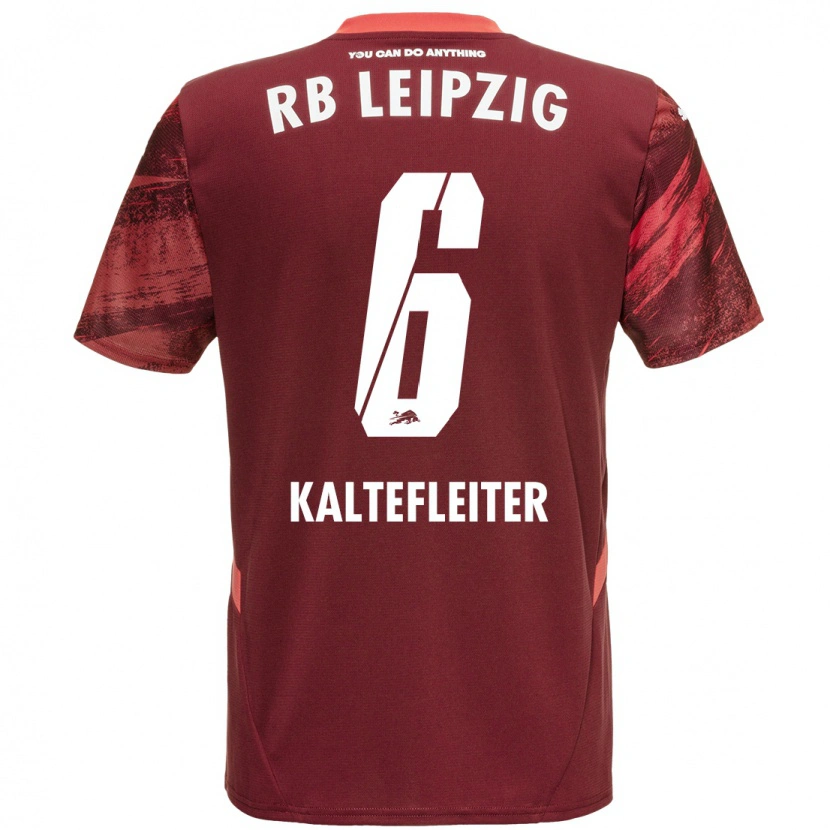 Danxen Herren Benno Kaltefleiter #6 Burgunderrot Auswärtstrikot Trikot 2024/25 T-Shirt