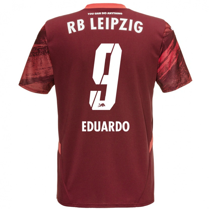 Danxen Herren Yannick Eduardo #9 Burgunderrot Auswärtstrikot Trikot 2024/25 T-Shirt