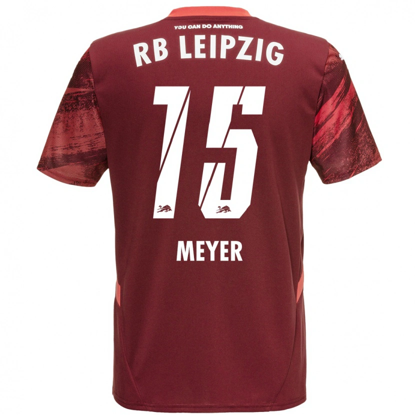 Danxen Herren Tim Meyer #15 Burgunderrot Auswärtstrikot Trikot 2024/25 T-Shirt