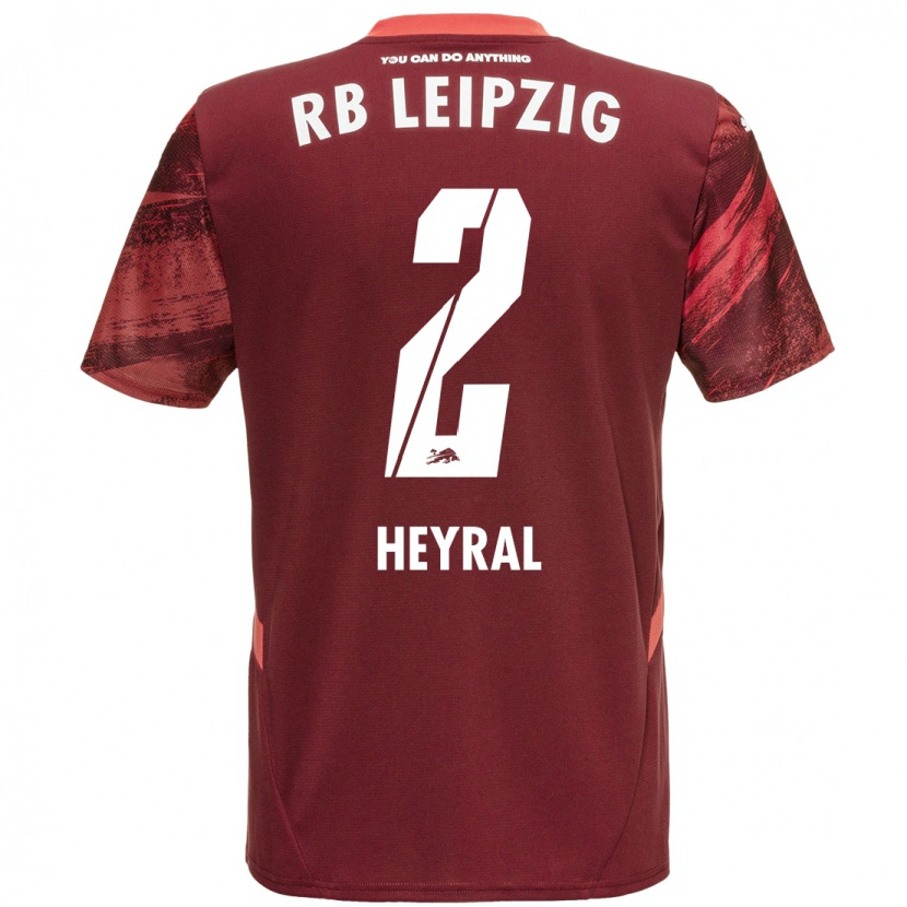 Danxen Herren Neo Heyral #2 Burgunderrot Auswärtstrikot Trikot 2024/25 T-Shirt