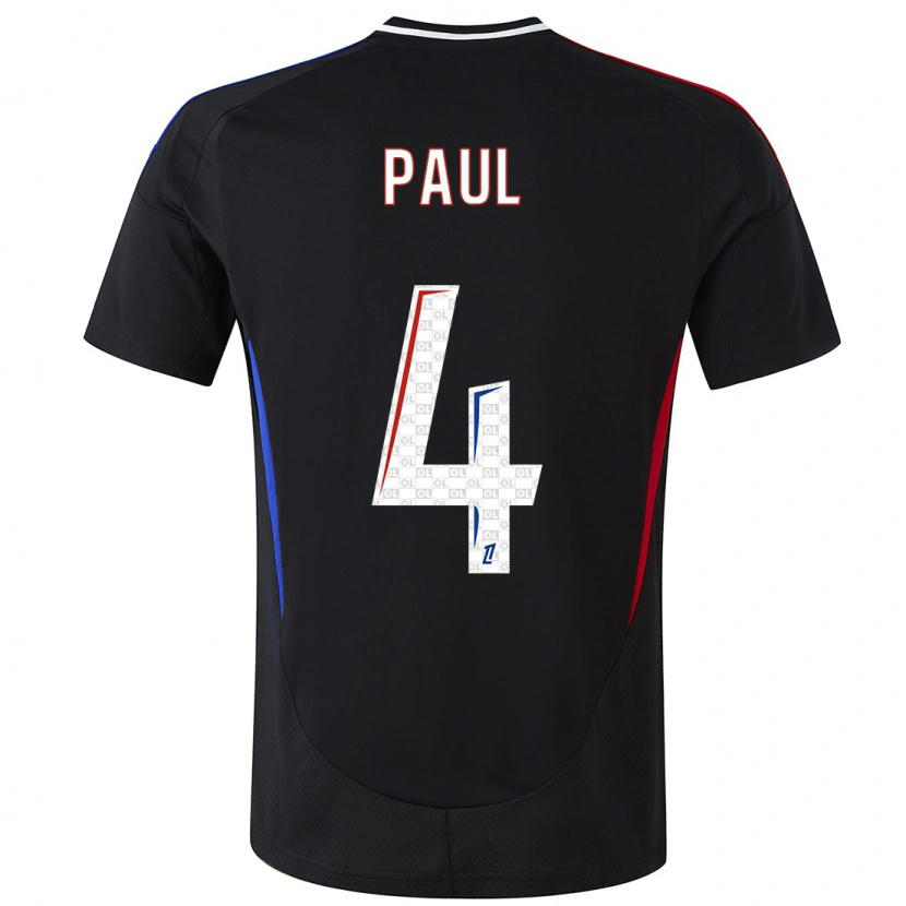 Danxen Herren Paul Akouokou #4 Schwarz Auswärtstrikot Trikot 2024/25 T-Shirt