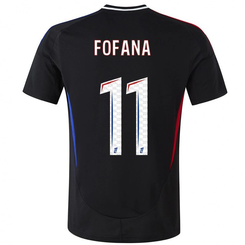 Danxen Herren Malick Fofana #11 Schwarz Auswärtstrikot Trikot 2024/25 T-Shirt
