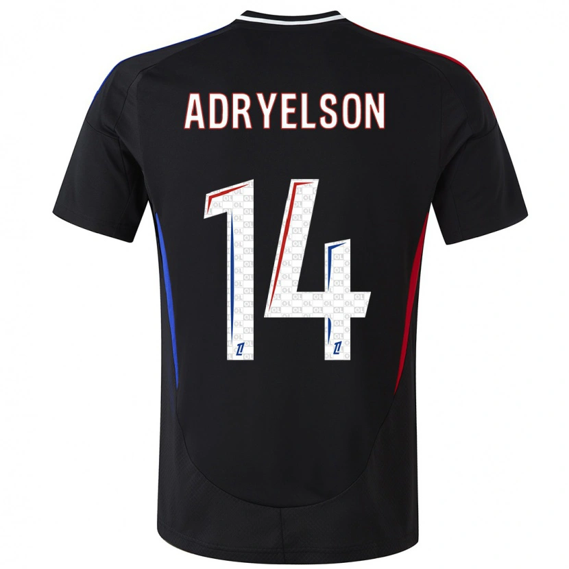 Danxen Herren Adryelson #14 Schwarz Auswärtstrikot Trikot 2024/25 T-Shirt