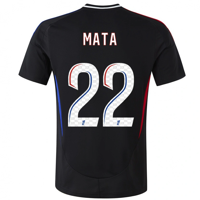 Danxen Herren Clinton Mata #22 Schwarz Auswärtstrikot Trikot 2024/25 T-Shirt