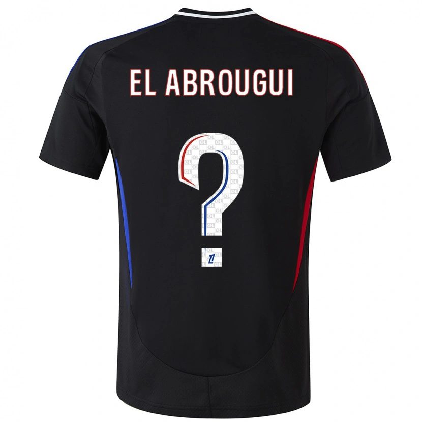 Danxen Herren Wassim El Abrougui #0 Schwarz Auswärtstrikot Trikot 2024/25 T-Shirt